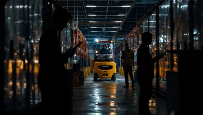 2 El Elektrikli Forklift