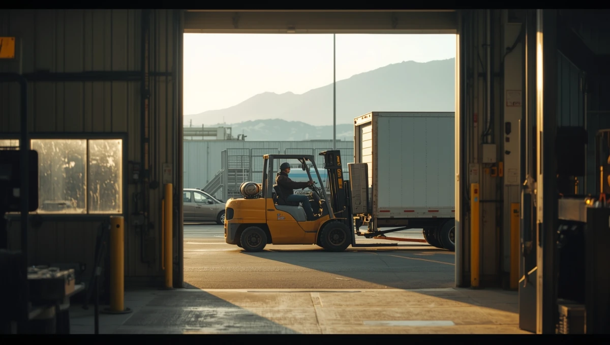Fabrikada Forklift Organizasyonu