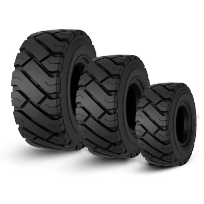 16x6-8 Siyah Dolgu Forklift Lastiği