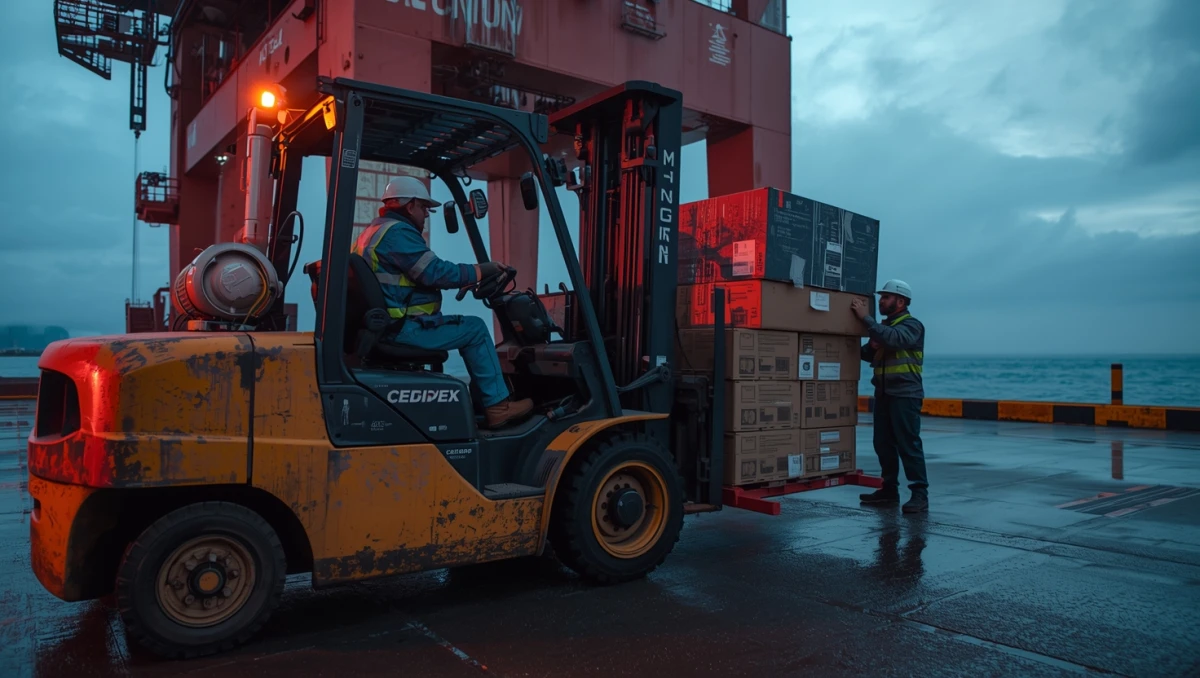 Konteyner forkliftleri: Liman ekipmanları