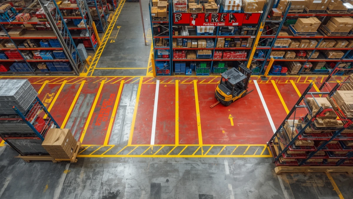 Yaya ve Forklift Çalışma Alanı Ayrımı